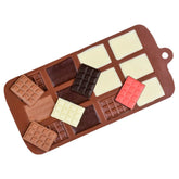 Molde Silicona Mini Tableta de Chocolatina